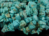 Natural Turquoise Chip Beads 35'' 5 Strands/Pack