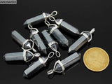 Hematite Hexagonal Pointed Healing Pendant Necklace Earrings 10Pcs