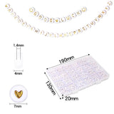 Acrylic Beads Set with Elastic Rope for Jewelry Making DIY