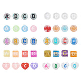 1000pcs Heart Cube Letter Acrylic Spacer Beads DIY Jewelry Making