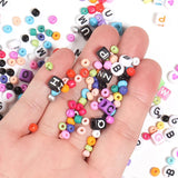 Acrylic Letter Beads Spacer Seed Bead for Jewelry Making DIY