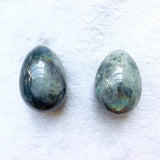 Labradorite Stone Egg Healing Gemstone Women's Exercise 36x50mm