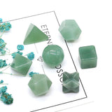 Reiki Heal Crystal Platonic Solids Beads for Home & Desk