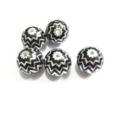 20mm 100pcs Acrylic Pearl Wave Stripe Beads Chunky Kids Necklace