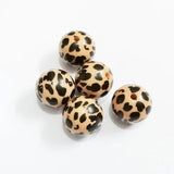 Chunky Acrylic Leopard Beads 100pcs/lot Kids Necklace