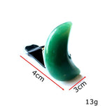 12pcs Natural Crystal Stone 30mm Moon Car Air Outlet Decoration