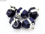 Natural Sand Gems Stones Hexagonal Pointed Reiki Chakra Pendant Beads