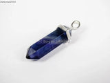 Purple Fluorite Healing Chakra Pendant Necklace Earrings