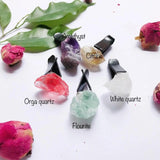 20pcs Natural Crystal Stone Car Air Outlet Decor
