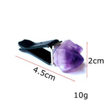 20pcs Natural Crystal Stone Car Air Outlet Decor