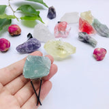 20pcs Natural Crystal Stone Car Air Outlet Decor