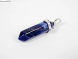 Sodalite Hexagonal Pointed Pendant Beads Necklace Earrings