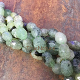 Green Peridot Olivine Faceted Oval Loose Beads Strand 13*18mm