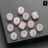 Rose Quartz Tiger's Eye Stone Large Hole Beads