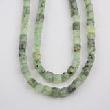 Raw Natural Stones Beads Jewelry, Cube Shape Beading Earrings Bracelets