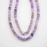 Raw Natural Stones Beads Jewelry, Cube Shape Beading Earrings Bracelets