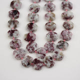 Mixed Gemstone Polished Faceted Slab Beads 20x25mm