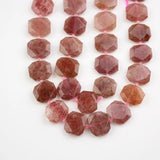 Mixed Gemstone Polished Faceted Slab Beads 20x25mm
