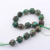 Green Ocean Agates Stone Nugget Loose Beads Jewelry