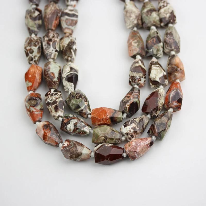 Ocean Jaspers Teardrop Loose Beads for Jewelry Making