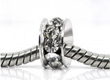 50 Pcs Rhinestone Rondelle Christmas Bead 11mm