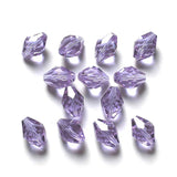 200pcs 13x10mm Oval Shape Crystal Glass Spacer Beads