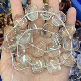Purple Agate Stone Crystal Tree Quartz Beads 15'' DIY Loose Beads