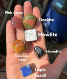 Irregular Crystal Stone Bead Car Air Clip Healing Lucky Gem Car Interior