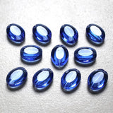 200pcs Glass Spacer Beads 11x8MM Crystal Flat Oval Shape Beads