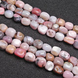 Natural Freeform Pink Opal Beads for Jewelry Making 15inch