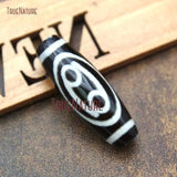 10Pcs Dzi Agates Loose Beads Cancer Oval Shape Beads