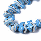 23pcs Porcelain Whale Shape Animal Beads for DIY Bracelet