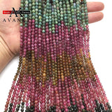 Tourmaline Beads For Jewelry Making 5mm Round Spacer Beads