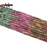 Tourmaline Beads For Jewelry Making 5mm Round Spacer Beads