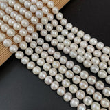 10-12MM 20Pcs Natural Freshwater Pearl Baroque Round Loose Beads