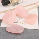 Pink Natural Rose Crystals Loose Beads 30*40mm