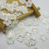 1000Pcs 13mm Flatback Flower Beads Wedding Card Embellishments