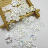 1000Pcs 13mm Flatback Flower Beads Wedding Card Embellishments