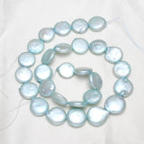 Cultured Freshwater Pearl Beads Button 13mm 14.7 Inch Strand