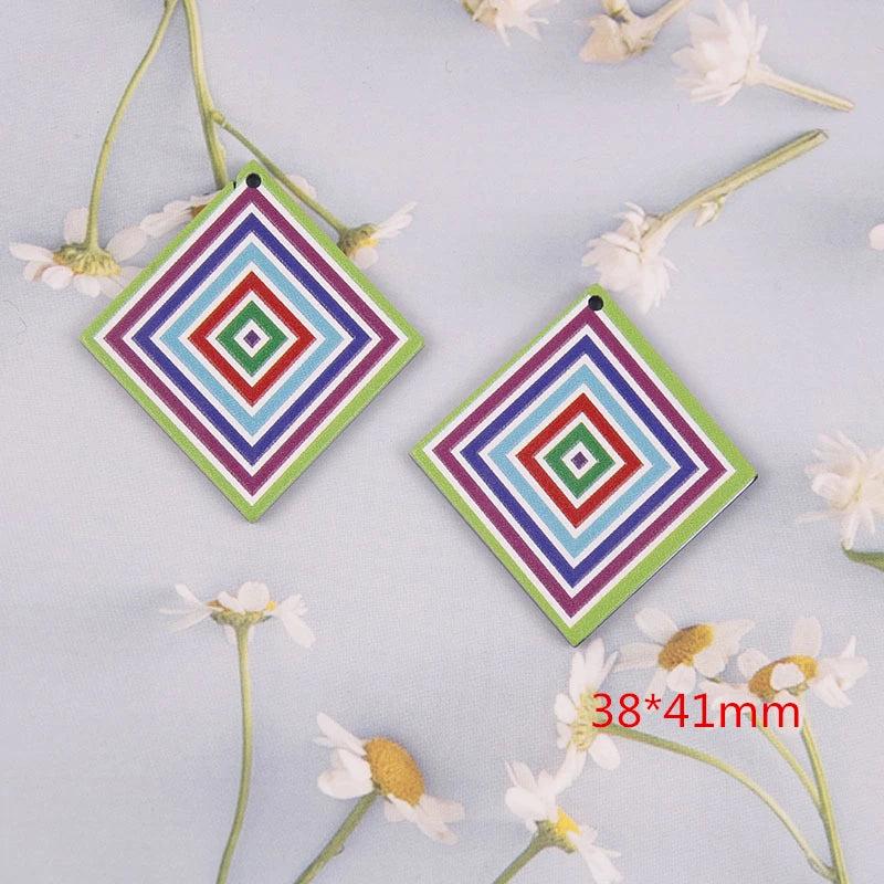 50pcs Acrylic Beads DIY Jewelry Earring/Garment Pendant Accessory