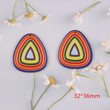 50pcs Acrylic Beads DIY Jewelry Earring/Garment Pendant Accessory