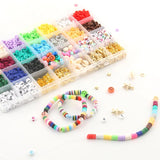 Polymer Clay Jewelry Making Kit for Girls - Soft Pottery Spacer Beads