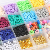 Polymer Clay Jewelry Making Kit for Girls - Soft Pottery Spacer Beads