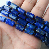 Lapis Lazuli Gemstone Beads for Jewelry Making DIY