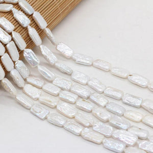 Natural Baroque Pearl Rectangle for Jewelry Making DIY Necklace Bracelet