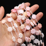DIY Jewelry Making: 15pcs 12x12mm Natural Shell Petal Beads