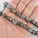 ZHEN-D Natural Stones Flash Stone Fantasy Irregular Oval Loose Beads