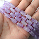 Purple Amethysts Chalcedony Beads DIY Jewelry Making