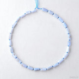 ZHEN-D Purple Agate Cylindrical Loose Beads for Jewelry Making
