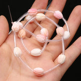 Natural Shell Buds DIY Jewelry Necklace Bracelet Size 8x10mm 15 Pcs